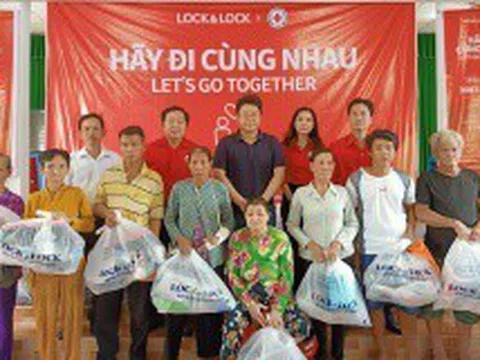 LOCK&LOCK trao tặng 1.500 phần quà cho các hộ gia đình khó khăn tại Sóc Trăng