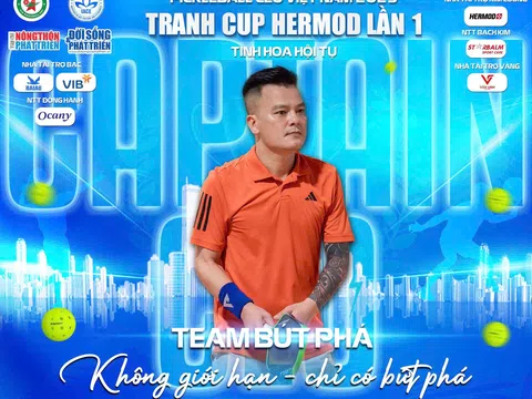 Lộ diện 8 thuyền trưởng tiên phong của giải Pickleball CEO Việt Nam 2025 - Tranh cúp Hermod lần I